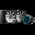 Water Cooler DeepCool Gammaxx L240T, LED Blue 240mm, Intel-AMD, DP-H12RF-GL240TB - comprar online