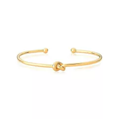 BRACELETE ABERTO COM NÓ LISO
