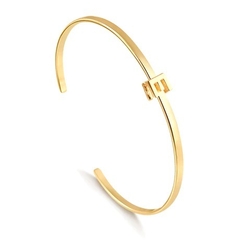 Imagem do BRACELETE BANHADO A OURO 18K LETRA INICIAL