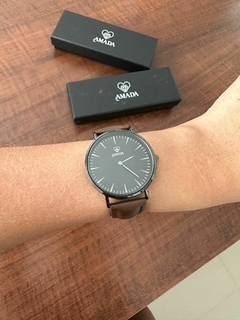 RELÓGIO EVERDAY MARROM | MOSTRADOR PRETO | COLEÇÃO DAILY - comprar online