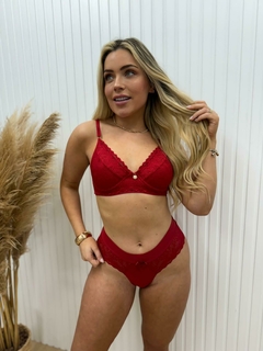 Conjunto Jessica vermelho