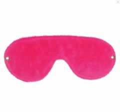 TAPA OLHOS COM PELÚCIA ROSA