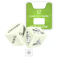 DADO DUPLO GLOW BRILHA NO ESCURO - JOGO DO PRAZER HOT