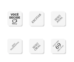 DADO DUPLO SEXY FANTASY - CUBOS DO AMOR HOT na internet