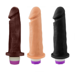 Prótese Realística Com Vibro 18x4,5cm a pilha