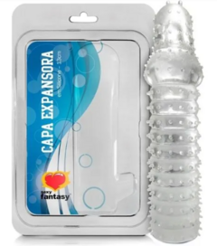 Capa Peniana Expansora Anelada 13cm Sexy Fantasy