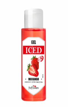 Gel Comestível Iced 35ml morango - comprar online