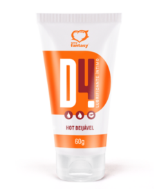 Lubrificante Íntimo D4 Hot 60g - comprar online