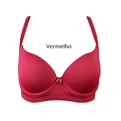 Sutiã Basic em microfibra Lisa - Maria Dondoca Moda Íntima e Beleza Carazinho