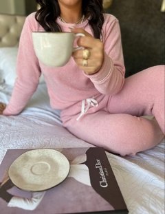 Pijama Plush Rosé - comprar online