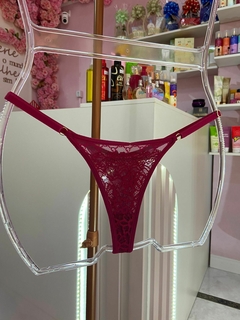 Calcinha Fio renda com regulagem