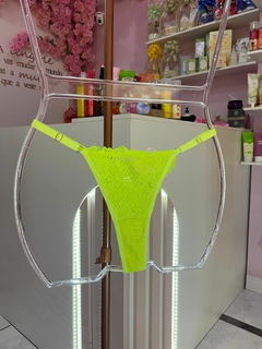 Calcinha Fio renda com pingente - Maria Dondoca Moda Íntima e Beleza Carazinho