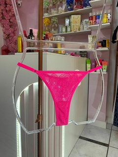Calcinha Fio renda com pingente