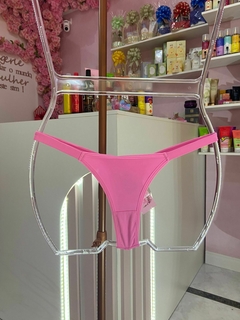 Calcinha Fio modelo biquini rosa bliss