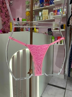 Calcinha Fio renda forrada pantera