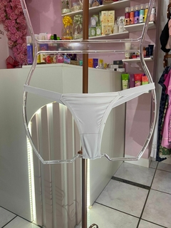 Calcinha Fio modelo biquini branco