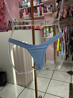Calcinha Fio modelo biquini azul claro - comprar online