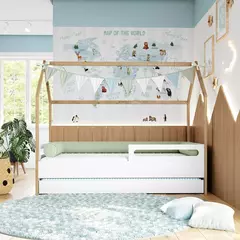 Cama Montessoriana Com Casinha Cama Auxiliar Tivoli Divicar na internet