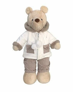Urso Bob Bonnet Peluche Bege Silvia Polito