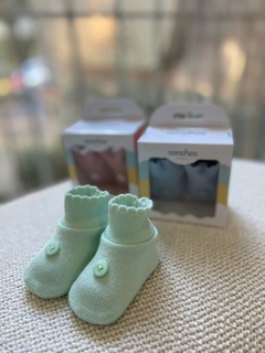 Sapatinho para Bebê Botão Sanches