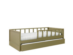 Cama Link com Cama Auxiliar + Grade + Meia Grade Cia do Móvel na internet