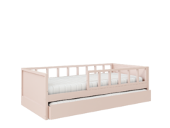 Cama Link com Cama Auxiliar + Grade + Meia Grade Cia do Móvel - Quartinho do Bebê