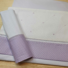 Conjunto de Lençol para Berço Malha Classic Just Baby - loja online