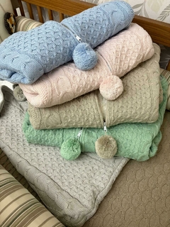 Saco para Bebê Tricot Ralph com Pelinho - comprar online