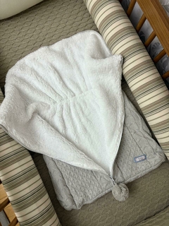 Saco para Bebê Tricot Ralph com Pelinho - Quartinho do Bebê