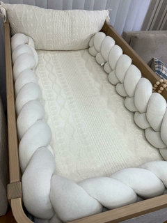 Kit de Berço em Tricot Trança Ralph - 4 Peças - comprar online