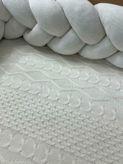 Kit de Berço em Tricot Trança Ralph - 4 Peças - loja online