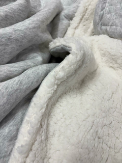 Manta para Berço em Malha Jacquard com pelinho na internet