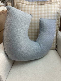 Almofada para Amamentar Malha Jacquard - Quartinho do Bebê
