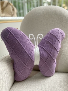 Almofada Borboleta em Tricot - comprar online