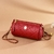 Bolsa transversal de couro genuíno redonda feminina - comprar online