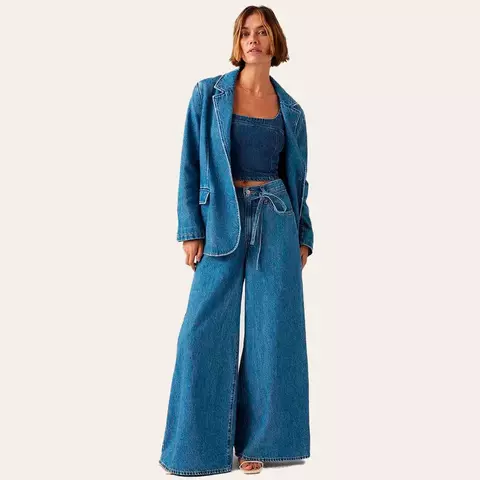 Calça Jeans Levi's® XL Superwide Lavagem Média 001T30002