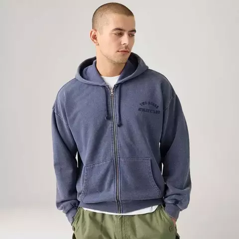 Moletom Levi's Two Horse com Zípper e Capuz Azul 003QW0001 - comprar online