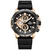 Relógio de Pulso Masculino com Pulseira de Silicone Quartzo Esporte Impermeável