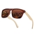 óculos polarizados masculinos Square Bamboo proteção uv400 - loja online