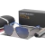 Óculos de sol polarizados barcur quadrado gradiente uv400 - comprar online