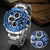 Relógio militar, luxo original Sports Chronografo , impermeável - loja online