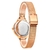 Relógio Feminino Coração de Quartzo Elegante Pulseira de Malha Moda Casual - comprar online