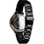Relógio Feminino Moda Casual Design Elegante Flores Pulseira em Aço Inoxidável na internet