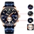 Relógio de pulso esportivo masculino com pulseira de aço inoxidável luminoso - comprar online