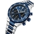 Imagem do Relógio de quartzo masculino com pulseira de aço inoxidável esportivo impermeável