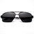 Óculos De Sol Masculino Design Alumínio Lente Espelho Polarizada Uv400 - comprar online