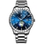 Relógio de Quartzo Casual Masculino Impermeável Luminoso Mostrador Céu Estrelado - comprar online