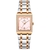 Relógio de Pulso Feminino Casual com Strass em Aço Inoxidavel Impermeavel