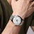 Relógio de Quartzo Masculino Impermeável pulseira de Aço inoxidável Design Classico na internet