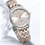 Relógio de Pulso Feminino Design Classico Simples Elegance Impermeável de Luxo Pulseira de Aço inoxidável - HM Acessórios 